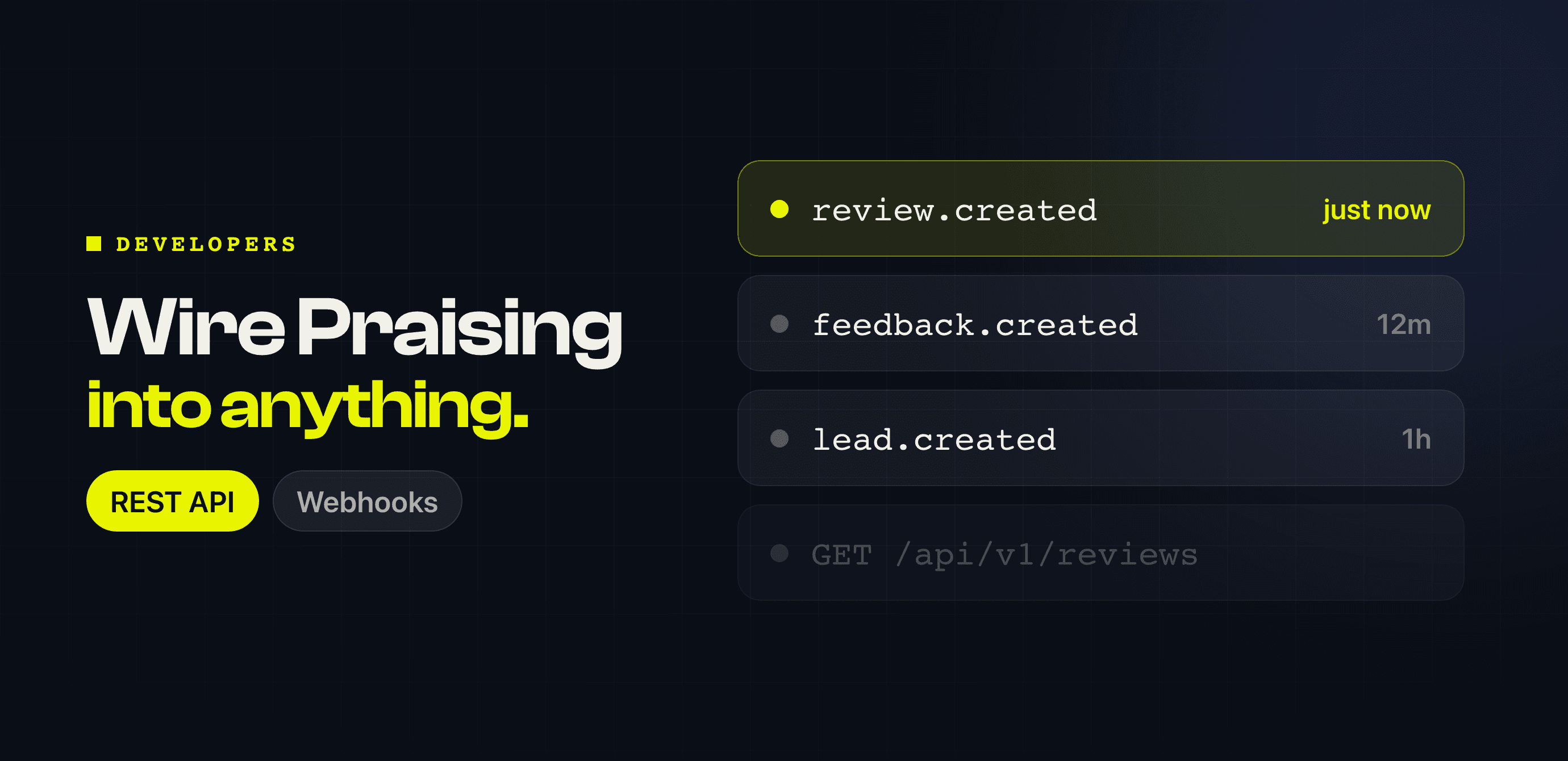 Praising can talk to your other tools now